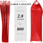 10 Pieces Plastic File Folders Envelope Expanding File Wallet Organizer - Image 4