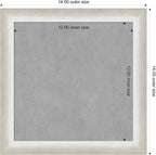 Amanti Art Silver Framed Magnetic Board 14x14 X-Small Vision Board - Image 4