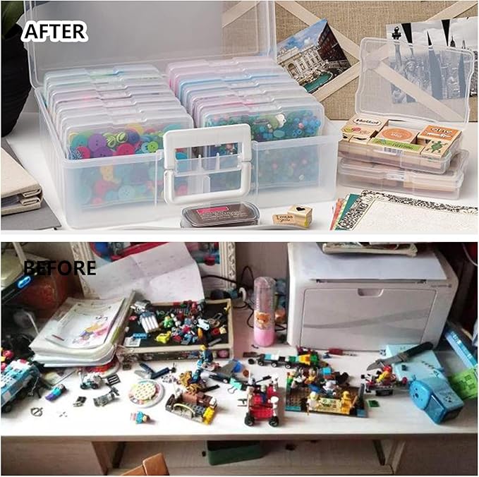 4x6 Photo Storage Box, 16 Inner Photo Keeper, Photo Organizers and Storage - Image 6