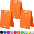 Think2Master Orange Plastic Storage Clipboard. | 25% Heavier & Sturdier| Heavy by Think2Master