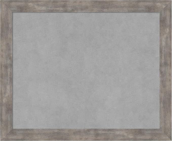 Amanti Art Silver Framed Magnetic Board 19x23 Small Vision Board by AmantiArt