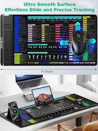 Mouse Pad for Excel/Word/PowerPoint/Windows Shortcut Keys, Desk Pad - Image 6