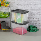 Sterilite 12-Pack Modular Stacker Box, Durable Clear Plastic Storage Bins - Image 6