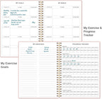 Fitness Journal for Women & Men, A5 Workout Journal/Planner Daily Exercise Log - Image 4