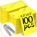 100 Pcs Waterproof Tags Writable Plastic Tags by XUWAIDSGN