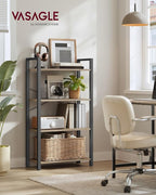 VASAGLE 4-Tier Bookshelf, Bookcase - Image 2