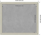Amanti Art Silver Framed Magnetic Board 46x54 Oversize Vision Board - Image 2