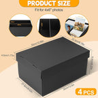 REAQUE 4 Pack Photo Storage Boxes - Image 3