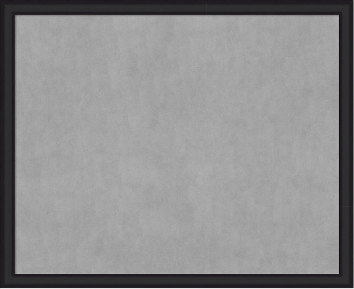 Amanti Art Black Framed Magnetic Board 35x43 X-Large Vision Board