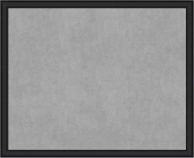 Amanti Art Black Framed Magnetic Board 35x43 X-Large Vision Board by AmantiArt