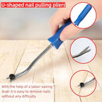 4 Pcs Staple & Nail Puller Tool Kit – Upholstery Staple Remover, Tack Lifter - Image 8
