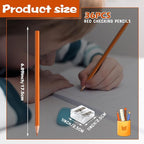 sqzrmdcg 36 PCS Orange Colored Pencils, Pre-sharpened Professional Wooden Art - Image 2