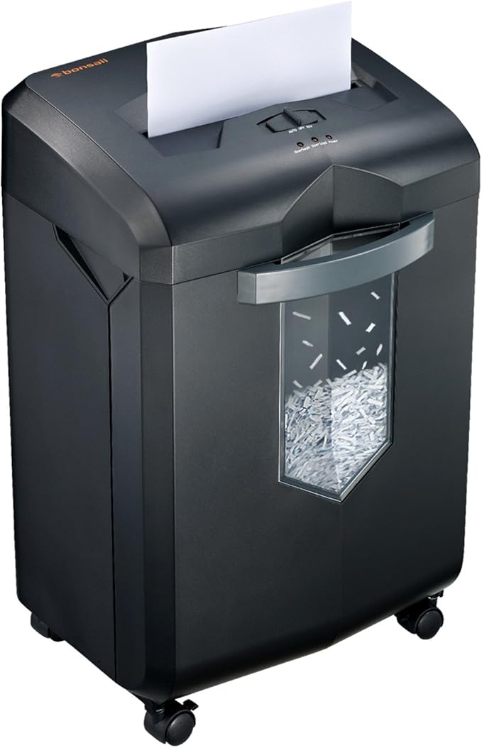 Bonsaii Paper Shredder, 18-Sheet 60-Minutes Shredder by bonsaii
