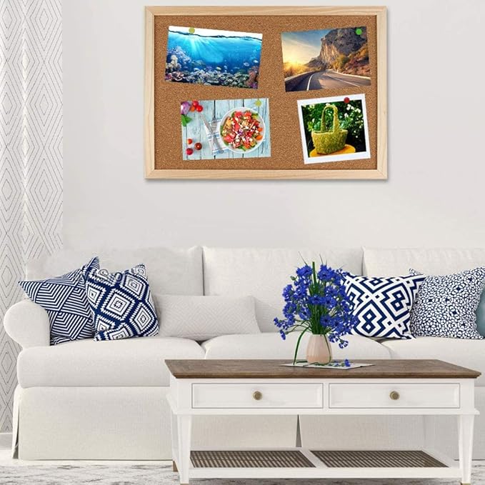Cork Board Bulletin Board - Image 6
