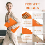 12 Pcs Classification Folders Letter Size 3 Pocket Dividers Employee File Folder - Image 4