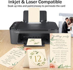 8.5x14 Cream Cardstock, 65lb Legal Size Card Stock 100 Sheets, Goefun - Image 3