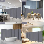 Room Divider 6FT Folding Privacy Screens, 6 Panel Partition Room Dividers - Image 5