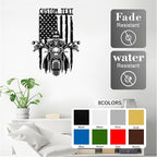 Custom US Flag Motorcycle Metal Sign Personalized Biker Name Signs Custom - Image 4