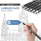 YISAN Ultra Fine Tip Pens Black 01, Extra Fine Point Writing Ink Pens, 0.25mm - Image 3