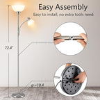 RISLG Floor Lamp, Dimmable Standing lamp, Stepless Dimming Brightness, Included - Image 3