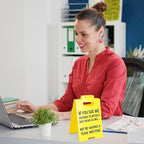 Smilelife Funny Office Cubicle Decor We're Having A Team Meeting Desk Sign Team - Image 5