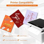 Guakicae 60 Sheets 10 Assorted Colors Cardstock 5 x 7 Craft Paper, 300gsm/110lb - Image 5