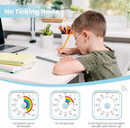 Visual Timer for Kids with Pause Function, Cute Silent Timer with Rainbow for - Image 3