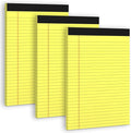 Yellow Legal Pads 8.5 x 11 Note Pads, 3 Pack Yellow Notepads 8.5 x 11 Wide by NotePads