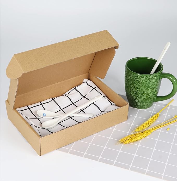 PHAREGE 9x6x2 inch Shipping Boxes Bulk 25 Pack Brown, Tab Lock Tuck Top Mailer - Image 3