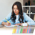 Zonon 38 Pieces Rubberized Ballpoint Pen - Image 7