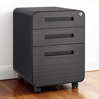 TEEALUBAN 3 Drawer Mobile File Cabinet by TEEALUBAN