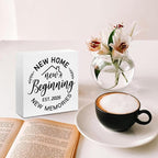 Housewarming Gifts New Home, 2026 House Warming Gifts Wood Box Sign, - Image 4