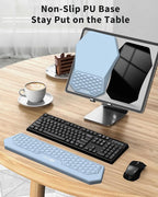 Ergonomic Mouse Pad and Keyboard Wrist Rest Support Set, Massage Design Mousepad - Image 5