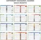 Planner Pad Spiral Bound January-December 2026/ Calendar Year 6 3/4" x 8 1/2" - Image 3