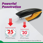 INOZTO Ergonomic Stapler, 20 Sheet Capacity & 100 Staples Storage, - Image 3