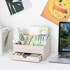 KINGFOM PU Leather Desk Organizer - Image 7