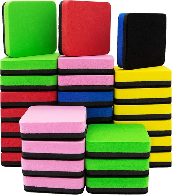 OWLKELA 30 Pack Whiteboard Eraser by OWLKELA