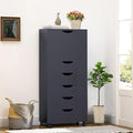 Naomi Home Carly 6-Drawer Craft & Office Storage Cabinet, – Mobile Filing Unit by NaomiHome