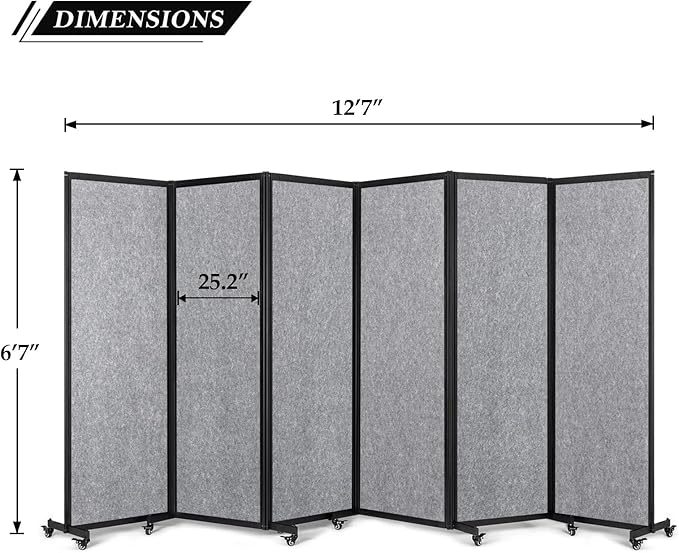 Strongbird Room Partition, Office Divider, Portable Commercial Screen Dividers - Image 3