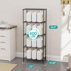 SINGAYE Shelf Closet Wire Shelving：Adjustable Metal Unit - Image 3