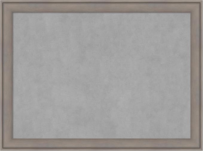 Amanti Art Grey Framed Magnetic Board 23x31 Medium Vision Board by AmantiArt