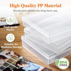 Lifewit 4x6 Photo Storage Box, Plastic Craft Storage Box - Image 5