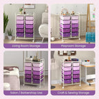 GLACER 10 Drawer Rolling Cart, Storage Cart - Image 7