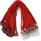Lanyards Safety Red Lanyards Neck Flat Premium Breakaway Badge Lanyard