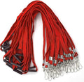 Lanyards Safety Red Lanyards Neck Flat Premium Breakaway Badge Lanyard by BirdFiy