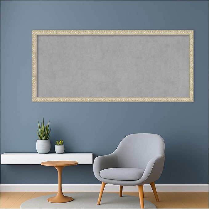 Amanti Art Silver Framed Magnetic Board 22x50 Oversize Vision Board - Image 5