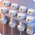 12Pack Cord Organizer Cable Clips, Chfeila Cord Holder, Desk Cable Management by Chfeila