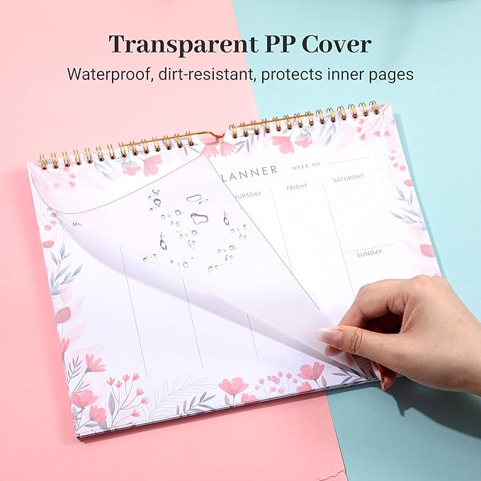 8.5x11 Weekly Planner Notepad Undated To Do List Note pad 52 Weekly Desk Wall - Image 7