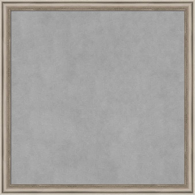 Amanti Art Silver Framed Magnetic Board 22x22 Medium Vision Board by AmantiArt