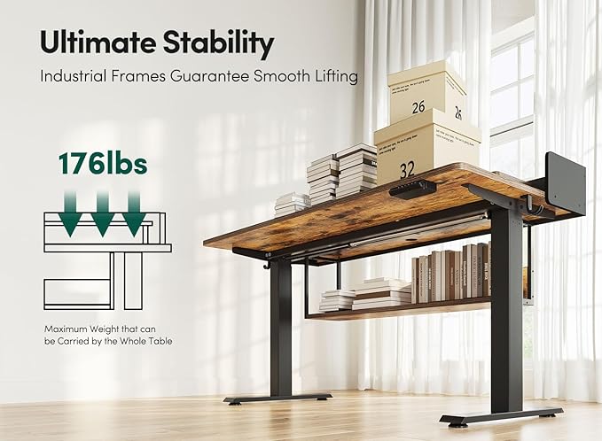 FEZIBO 55" Electric Standing Desk - Image 9